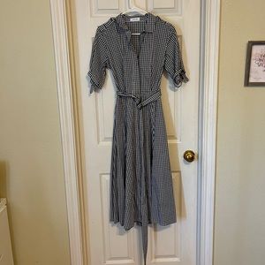 Calvin Klein Gingham Shirt Dress